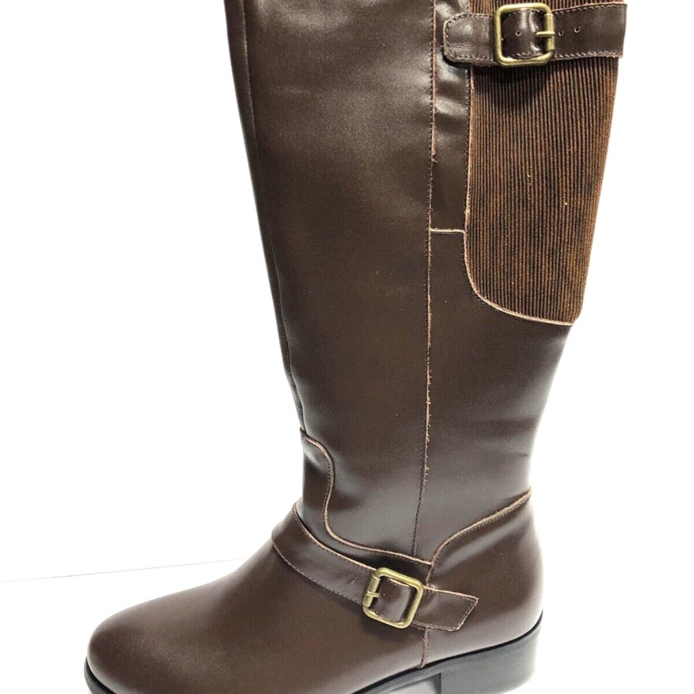 Brown Knee-High Riding Boots